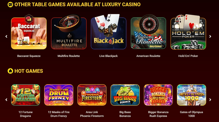 Luxury Casino Login